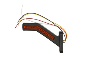 Stop spate stanga (LED, 12/24V, cu intermitent, cu stop, lumina de parcare, fara proiector indicator dinamic, lungime cablu: 0,4m) - Img 1