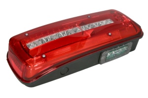 Stop spate stanga (LED, 24V, cu intermitent, cu far ceață, lumina de marșarier, cu stop, lumină de parcare, cu iluminare placuta ) potrivit DAF CF, LF, XF 106 10.12- - Img 3
