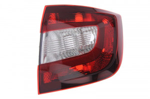 Stop tripla lampa spate dreapta (culoare sticla fumuriu, lumini mers inapoi) SKODA RAPID 2012-2018 - Img 1
