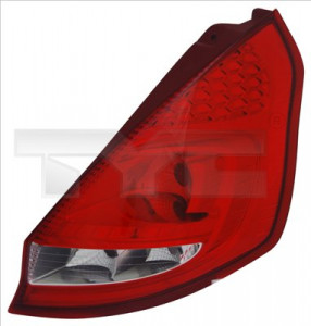Stop tripla lampa spate stanga potrivit FORD FIESTA HATCHBACK 2008-2013 - (Semnalizator alb, culoare sticla: rosu)