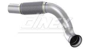 Teava esapament (diametru:110mm/88,9mm, lungime:536mm) potrivit MERCEDES ACTROS MP4 / MP5 OM936.912/OM936.916 07.11- - Img 3