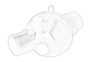 Termostat lichid racire (108°C, in carcasa) potrivit BMW 1 (F20), 1 (F21), 2 (F22, F87), 2 (F23), 3 (F30, F80), 3 (F31), 3 GRAN TURISMO (F34), 4 (F32, F82), 4 (F33, F83) 1.6-3.0 03.10-06.21 - Img 2