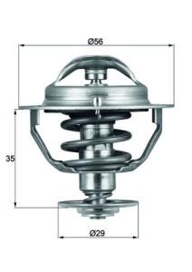 Termostat lichid racire (82°C) potrivit CITROEN C4 AIRCROSS, C-CROSSER, C-CROSSER ENTERPRISE; FSO POLONEZ I; LEXUS GS, IS I, IS SPORTCROSS, SC; MINI (R50, R53); MITSUBISHI ASX 1.0-3.0 01.78- - Img 1