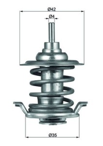Termostat lichid racire (83°C, fara garnitura, fara garnitura) potrivit MAZ 170, 200; DEUTZ FAHR AGROTRON, AGROTRON L BF4M1013FC/BF6M1013/TCD2013L62V 01.03- - Img 2