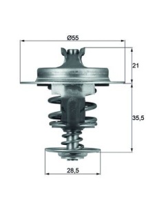 Termostat lichid racire (83°C) potrivit CITROEN BERLINGO, BERLINGO/MINIVAN, BX, C15, C15/MINIVAN, C4 I, C5 I, C5 II, C5 I/KOMBI, C8, EVASION, JUMPER I, JUMPY I, XANTIA 1.6-2.2D 10.85- - Img 1