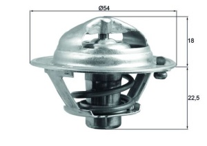 Termostat lichid racire (85°C) potrivit HYUNDAI ACCENT III, ELANTRA IV, GETZ, I10 I, I20 I, I30, IX20, IX35, MATRIX; KIA CEE'D, CERATO I, PICANTO I, PRO CEE'D, RIO II, SOUL I 1.1D-1.7D 12.04- - Img 1