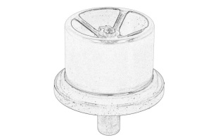 Termostat lichid racire potrivit JOHN DEERE 6090MC, 6090RC, 6100MC, 6100RC, 6105M, 6105R, 6110MC, 6110RC, 6115 R, 6115M, 6125 M, 6125 R, 6130 R, 6130M, 6140 M, 6140 R, 6150 M, 6150 R, 6170 M - Img 2