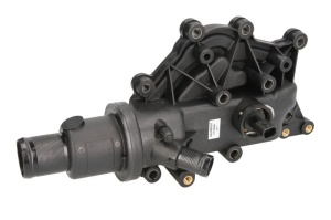Termostat sistem racire (89°C, in carcasa, cu senzor) potrivit RENAULT CLIO III, FLUENCE, GRAND SCENIC III, LAGUNA II, LAGUNA III, MEGANE, MEGANE II, MEGANE III, MODUS 1.2LPG-1.6LPG 11.02- - Img 1