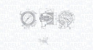 Ventilator habitaclu potrivit CITROEN JUMPER II; FIAT DUCATO; PEUGEOT BOXER 2.0D-3.0D 04.06- - Img 1