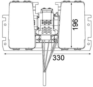 Ventilator habitaclu potrivit FENDT 309 CA FARMER, 310 LSA FARMER, 310 LSE FARMER, 311 LSA FARMER, 311 LSE FARMER, 312 LSA FARMER - Img 4