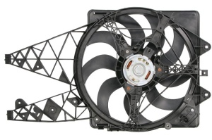 Ventilator radiator (cu carcasa) potrivit ABARTH PUNTO, PUNTO EVO; ALFA ROMEO MITO; FIAT GRANDE PUNTO, PUNTO, PUNTO EVO, PUNTO EVO/HATCHBACK, PUNTO/HATCHBACK 0.9-1.6D 10.05- - Img 2