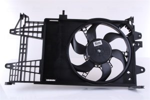 Ventilator radiator (cu carcasa) potrivit FIAT PUNTO, PUNTO/HATCHBACK 1.2 09.99-12.10 - Img 2