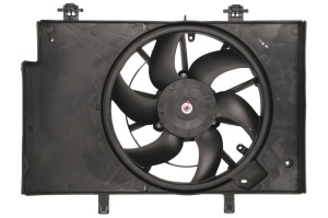 Ventilator radiator (cu carcasa) potrivit FORD B-MAX, ECOSPORT, FIESTA, FIESTA VI 1.25-1.6D 06.08- - Img 1