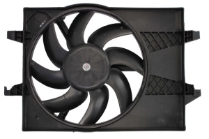 Ventilator radiator (cu carcasa) potrivit FORD FIESTA V, FOCUS C-MAX, FOCUS II, FUSION 1.25-2.0D 11.01-12.12 - Img 1