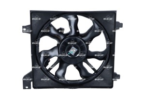 Ventilator radiator (cu carcasa) potrivit HYUNDAI ACCENT III 1.4/1.6 11.05-11.10 - Img 3