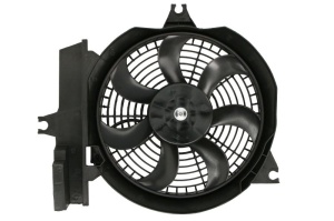 Ventilator radiator (cu carcasa) potrivit HYUNDAI SANTA FÉ I 2.0-2.7 02.01-03.06 - Img 1