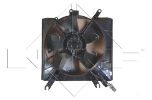 Ventilator radiator (cu carcasa) potrivit KIA RIO I 1.3/1.5 08.00-02.05 - Img 3