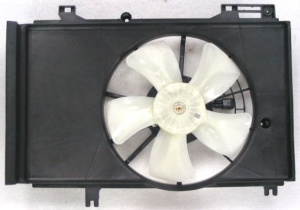 Ventilator radiator (cu carcasa) potrivit MAZDA 2 1.3/1.3LPG/1.5 07.07-06.15 - Img 3