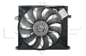Ventilator radiator (cu carcasa) potrivit MERCEDES M (W163) 2.7D/4.0D/5.4 12.99-06.05 - Img 1