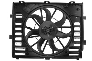 Ventilator radiator (cu carcasa) potrivit VW TOUAREG 3.0D/3.0H/3.6 01.10-03.18 - Img 2
