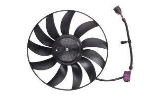 Ventilator radiator (stanga) potrivit AUDI A1, A3, TT; SEAT ALTEA, ALTEA XL, IBIZA IV, IBIZA IV SC, IBIZA IV ST, LEON, TOLEDO III; SKODA FABIA II, OCTAVIA II, OCTAVIA III 1.2-3.6 02.03-10.20 - Img 1