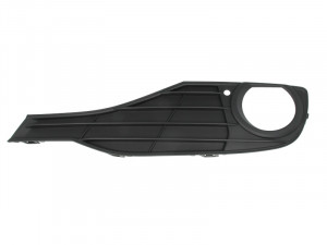 Acoperire bara fata Stanga potrivit BMW 3 (F30, F80), 3 (F31) 2011-2019 dupa 2011 - (cu gauri pentru lampa de ceata, negru)