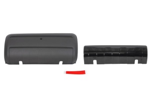 Acoperire bara Spate potrivit FIAT PANDA 312 dupa 2012 - (CLIMBING/SPORT/TREKKING, cu gauri pentru senzorii de parcare; negru/negru lucios)