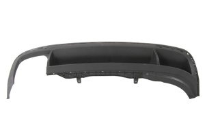 Acoperire bara Stanga Spate potrivit VW CC 2011-2016 - (negru, cu taietura pentru toba de esapament: dublu, pe stanga)