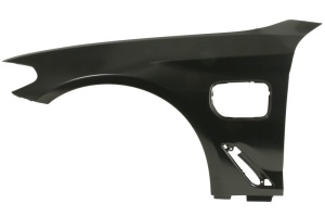 Aripa fata Stanga cu orificiu pentru portul de încărcare, aluminiu potrivit BMW 5 G30, G31, G38, F90 2017-2020