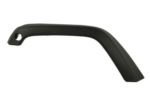 Bandou aripa fata stanga potrivit JEEP WRANGLER III JK 2006-2017 - (negru, cu o deschidere pentru indicator luminos)