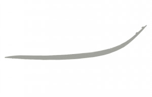 Bandou bara fata potrivit MERCEDES Clasa E 2006-2009 - dreapta crom