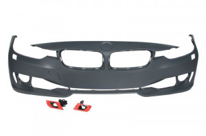 Bara fata BASIS, cu locas lampa ceata, cu locas spalator faruri, grunduit, TUV potrivit BMW 3 F30, F80, 3 F31 2011-2015