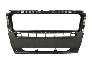 Bara fata centrala fara grilaj, negru potrivit CITROEN JUMPER I, JUMPER II; FIAT DUCATO; PEUGEOT BOXER 2006-2011