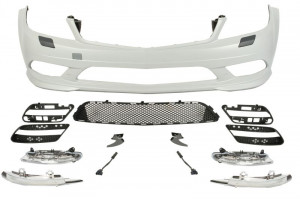 Bara Fata, cu lumini LED zi, AMG, cu grilaje, cu gauri spalator faruri, grunduit potrivit MERCEDES C C204, C T-MODEL S204, C W204 2011-2013