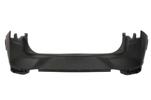 Bara protectie spate potrivita Ford MUSTANG MACH-E dupa 2021 - grunduita, Spate/Superior, 2 gauri pentru senzori de parcare