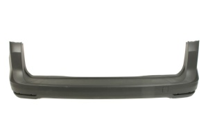 Bara spate, versiune lunga; cu capac carlig remorcare, numar locas senzor parcare: 6, negru potrivit VW CADDY V Minivan dupa 2020