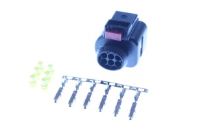 Cablu electric, numar pini: 6, kit reparatie, potrivit AUDI; SEAT; SKODA; VW - Img 2
