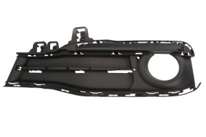 Capac bara fata Stanga inchis, SPORT, cu locas lampa ceata, plastic, negru potrivit BMW 3 F30, F80, 3 F31 2011-2019 2015-2019
