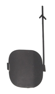 Capac carlig remorcare Fata negru, TUV potrivit FIAT PANDA, PANDA/HATCHBACK dupa 2003 dupa 2012