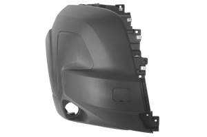 Colt bara dreapta potrivit Citroen JUMPER III; Fiat DUCATO; Opel MOVANO C; Peugeot BOXER dupa 2023 - negru, cu gauri pentru lampa de ceata, cu gauri pentru proiector de ceata