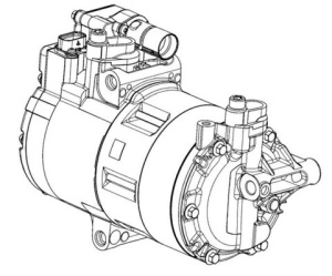 Compresor climatizare potrivit BMW 2 (F45), 3 (F30, F80), 3 (G20, G80, G28), 3 (G21, G81), 5 (G30, F90), 5 (G31), 7 (G11, G12), X1 (F48), X2 (F39), X3 (G01, F97, G08), X5 (F15 1.5H/2.0H 11.14- - Img 4