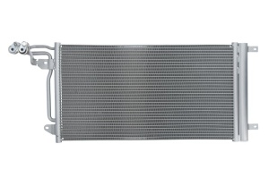 Condensator climatizare (cu uscator) potrivit AUDI A1; SEAT IBIZA IV, IBIZA IV SC, IBIZA IV ST, IBIZA IV/HATCHBACK, TOLEDO IV; SKODA FABIA II, FABIA II PRAKTIK, FABIA III, FABIA III PRAKTIK 1.0-2.0D 09.06-12.22 - Img 1
