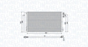 Condensator climatizare (cu uscator) potrivit BMW 1 (E81), 1 (E82), 1 (E87), 1 (E88), 3 (E90), 3 (E91), 3 (E92), 3 (E93), X1 (E84), Z4 (E89) 2.0-3.0D 06.04-08.16 - Img 2
