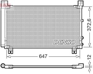 Condensator climatizare (cu uscator) potrivit LEXUS IS III 2.5 04.13-08.15 - Img 3