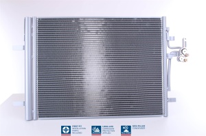 Condensator climatizare (cu uscator) potrivit VOLVO S60 II, S80 II, V40, V60 I, V70 III, V70 III/KOMBI, XC70 II; LAND ROVER DISCOVERY SPORT, FREELANDER 2, RANGE ROVER EVOQUE 1.5-3.2 03.06- - Img 2