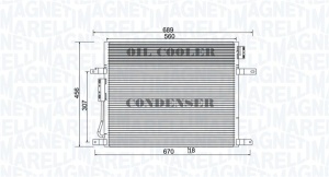 Condensator climatizare potrivit JEEP GRAND CHEROKEE II 2.7D/4.0/4.7 04.99-09.05 - Img 2