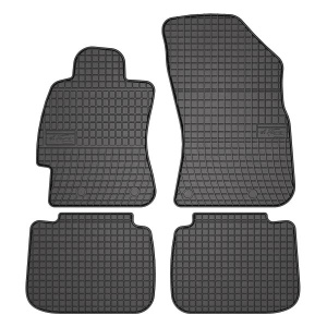 Covoras podea cauciuc FROGUM Rubber, 4 buc BASIC, fata/spate, set, culoare negru, potrivit SUBARU OUTBACK 01.13-, Station wagon - Img 1