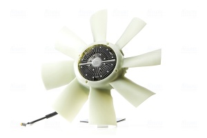 Cupla ventilator radiator (cu ventilator, 750mm, numar lame: 8, numar pini: 2) potrivit SCANIA G I, P I, R I, T DC11.08-DT16.08 01.03-05.19 - Img 3