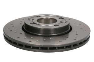 Disc frana BREMBO Xtra, 1 buc., Drilled, fata ; stanga/dreapta, diametru exterior 260 mm, grosime 22 mm, potrivit ALFA ROMEO GIULIA; DACIA LOGAN, LOGAN EXPRESS, LOGAN MCV; LADA LARGUS 0.9-2.0 11.02- - Img 1