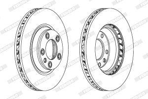 Disc frana Fata Dreapta potrivit AUDI Q7; PORSCHE CAYENNE, PANAMERA; VW TOUAREG 2.5D-6.0D 09.02- - Img 4